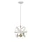 Z-Lite Cavallo 3 Light Pendant, Hammered White + Olde Brass 463-12HWH-OBR - alternate 5